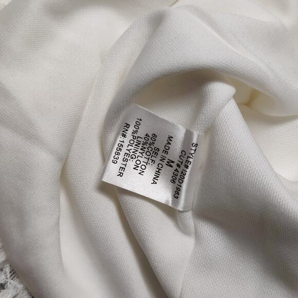 Lulus Olia White Lace Strapless Tulip Mini Dress - Picture 6 of 6